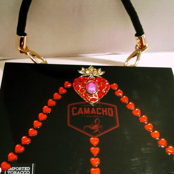 Original Suenos de Saundra Upcycled Extremely Rare Camacho Cigar Box, Purse - Picture 11 of 11
